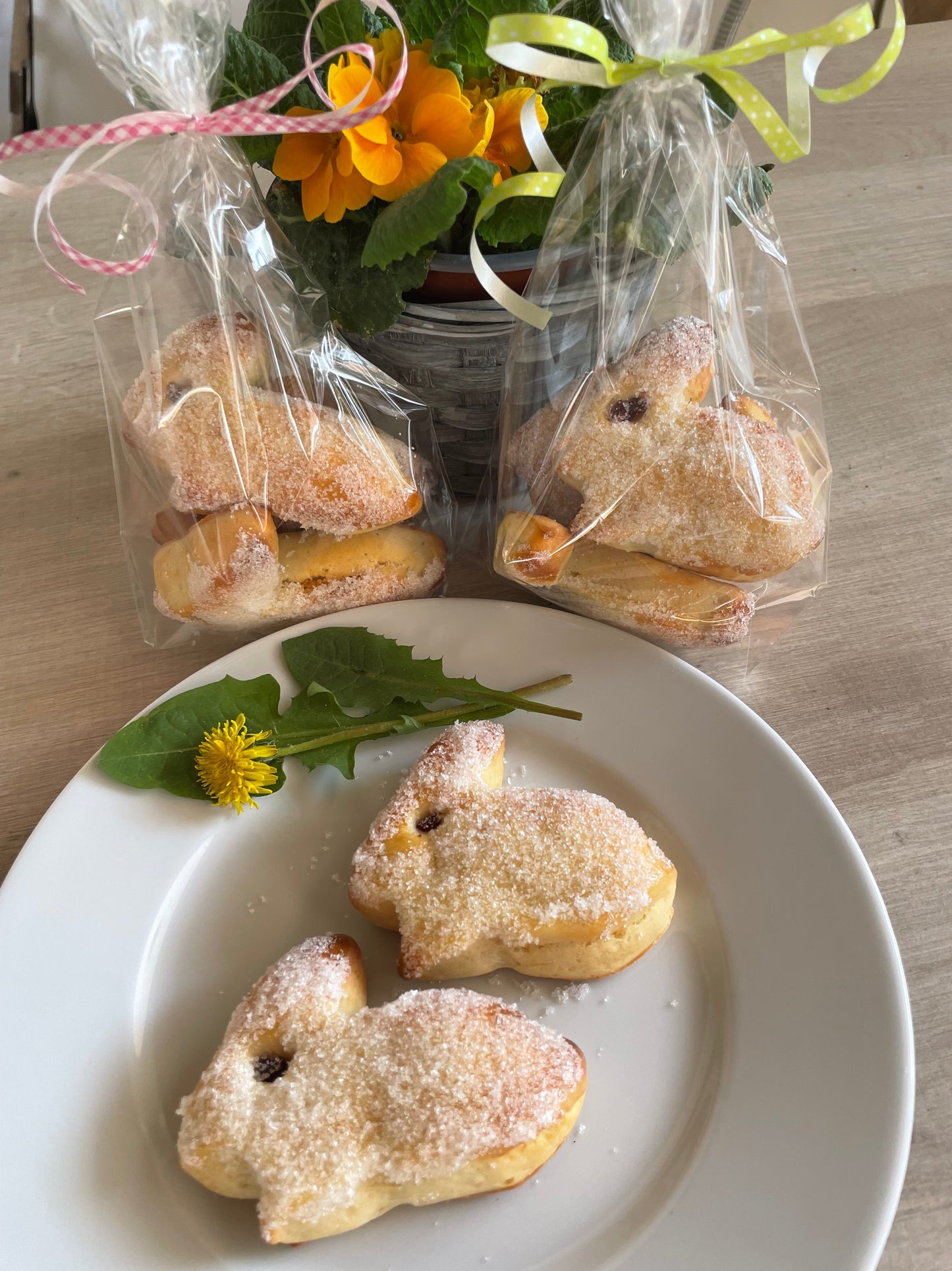 Nyuszi sütik csomagban