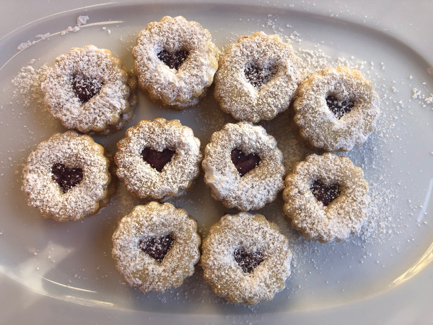 Forralt bor zselés linzer