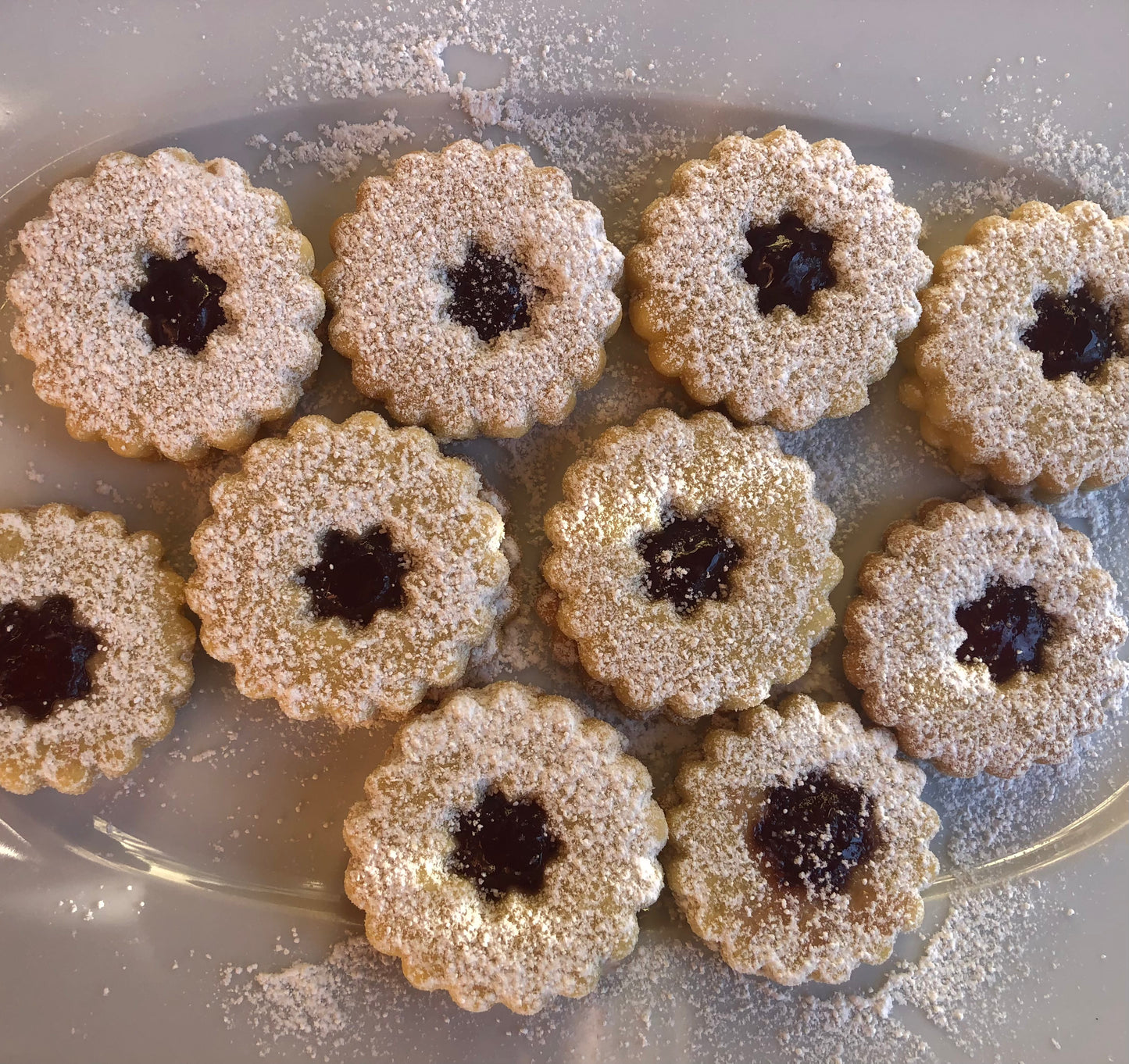 Eperlekváros linzer