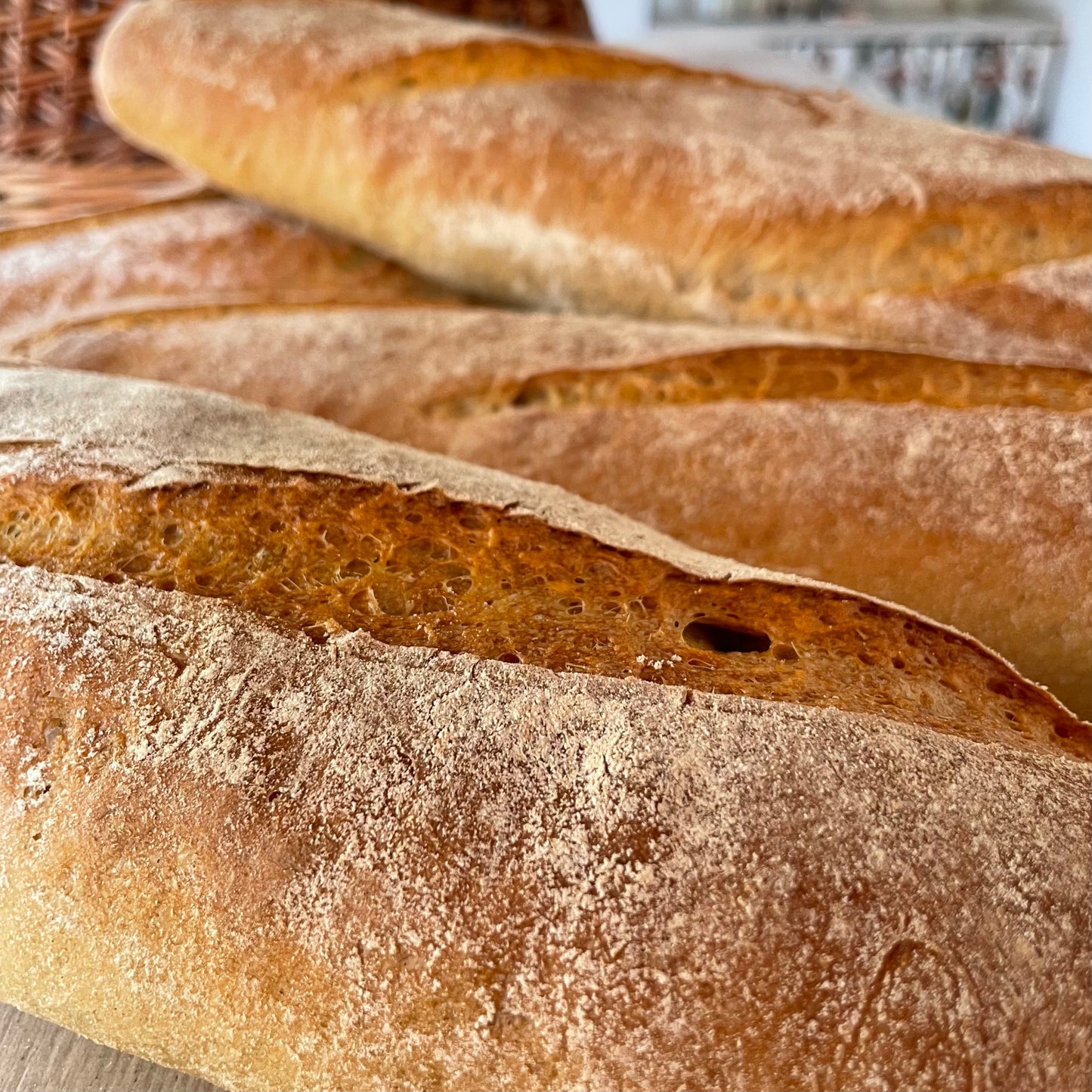 Félbarna rusztikus baguette