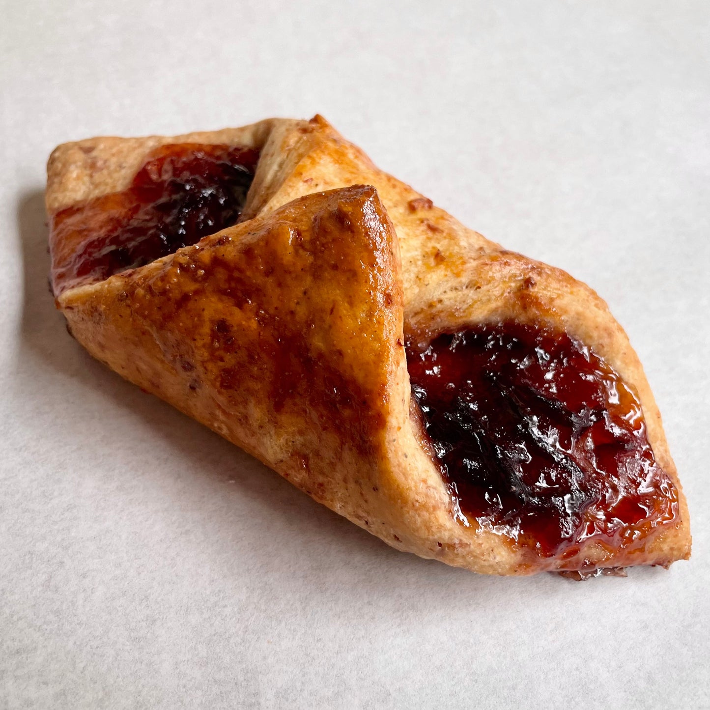 Töpörtyűs szilvás papucs