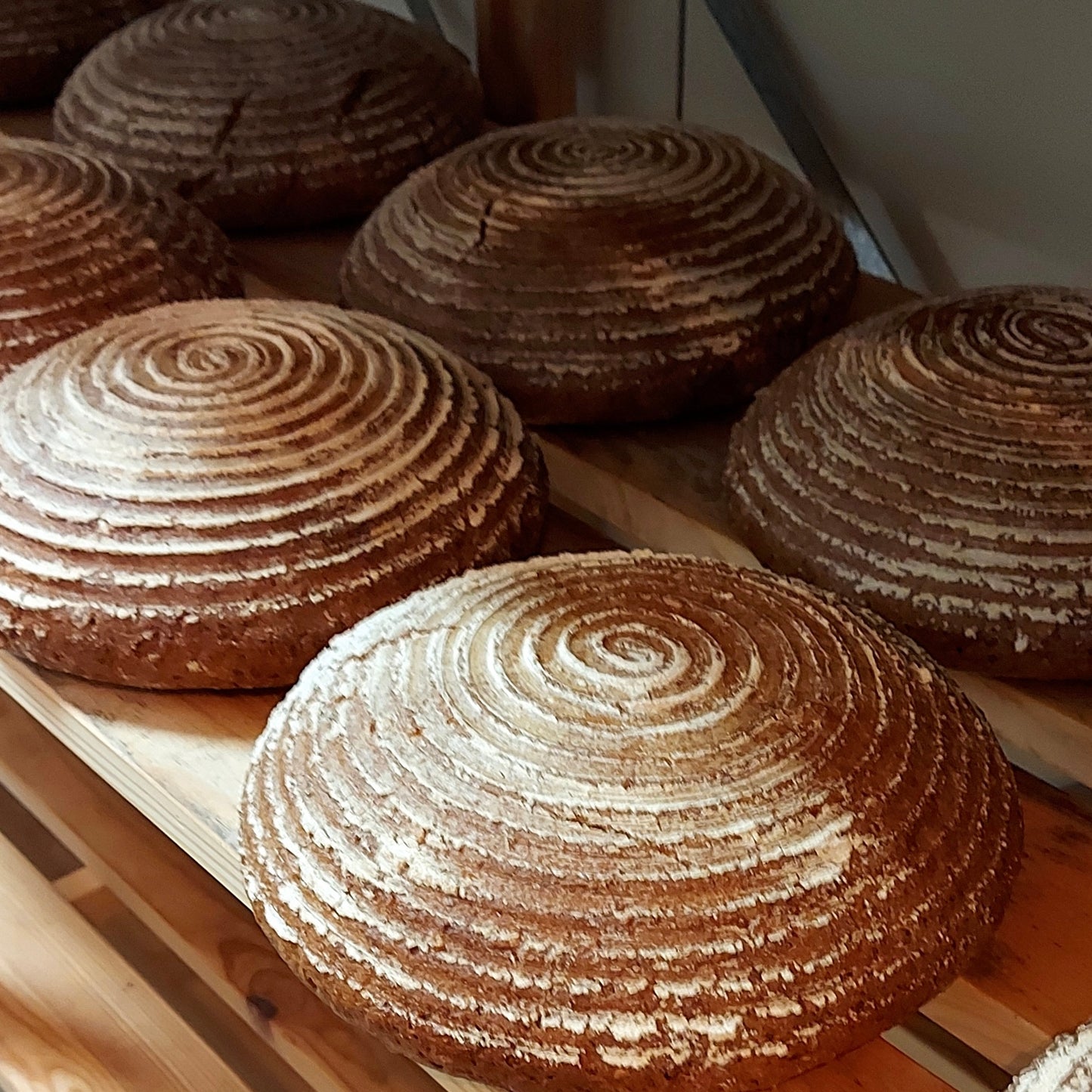 Teljes kiőrlésű bajor rozs kenyér