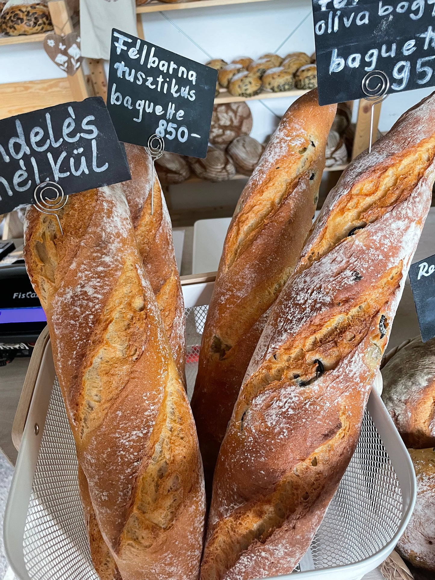 Félbarna rusztikus baguette